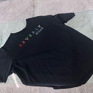 Authentic VETEMENTS Beverly Hills Tee black AUTOMNE-HIVER 2017